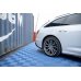 Накладки сплиттеры боковые на задний бампер на Audi A6 C8 S-Line